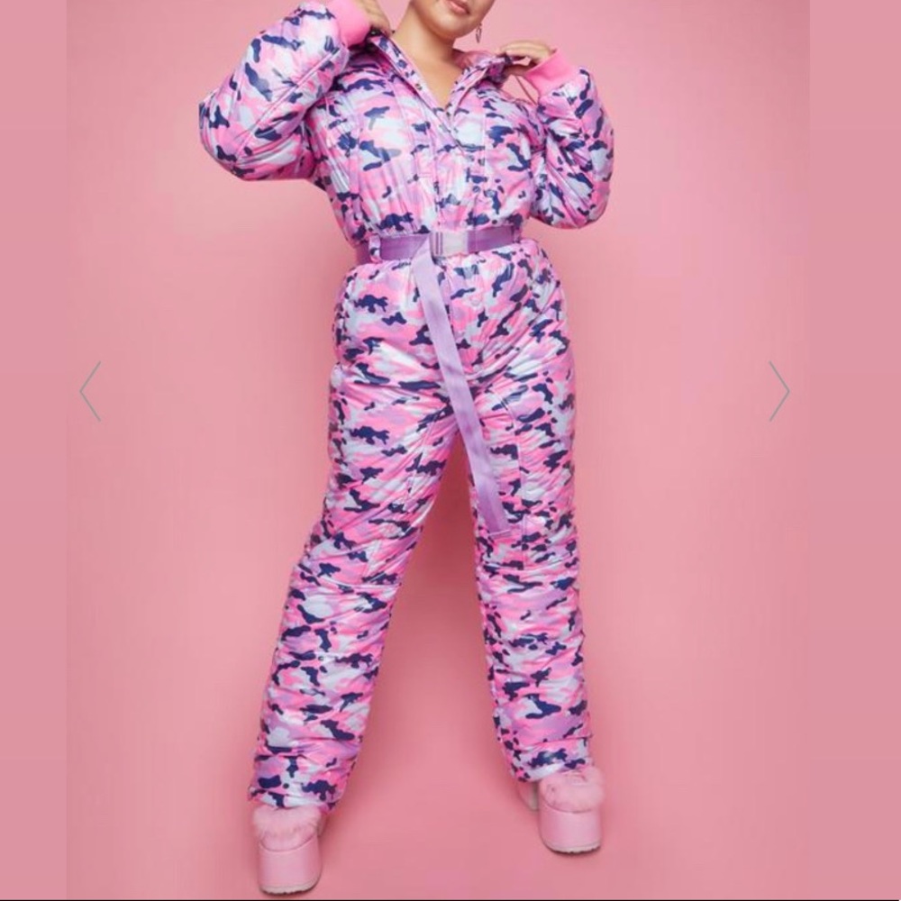 PLUS SNOWFLAKE CADET CAMO SNOWSUIT